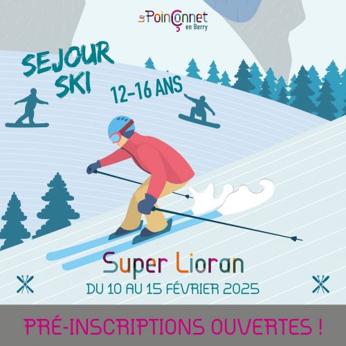 Séjour d'hiver pour les 12-16 ans dans le Cantal