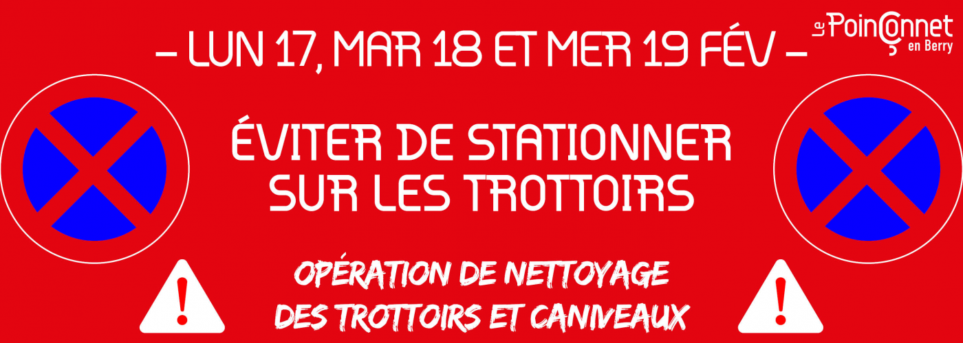 Nettoyage des rues de la commune 
