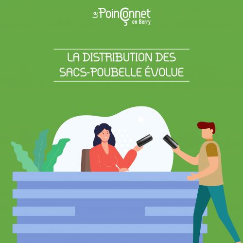La distribution des sacs-poubelle évolue