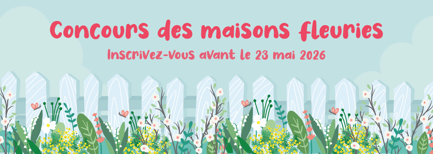 Concours des maisons fleuries : inscrivez-vous !